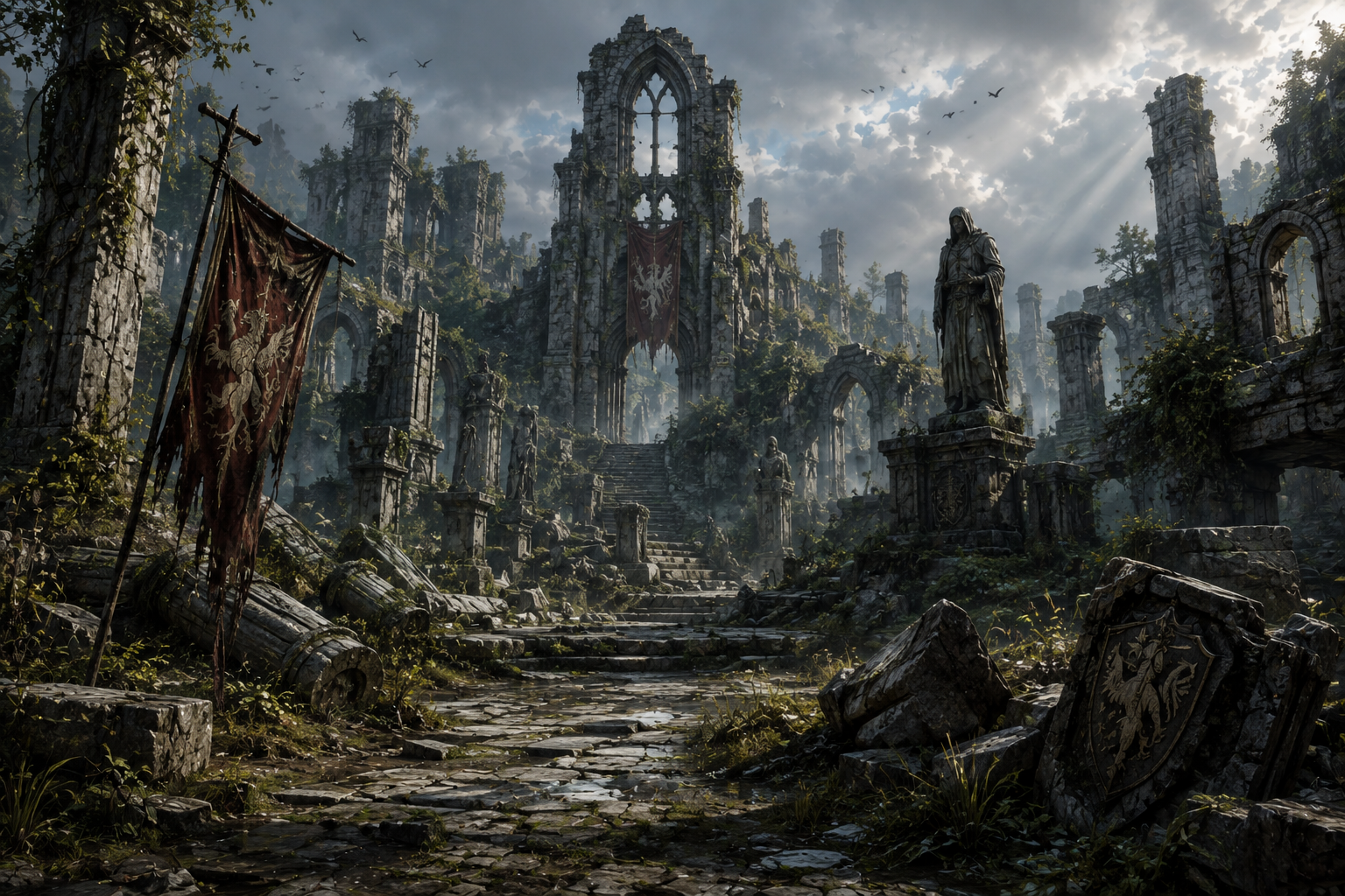 The ruins of the Drowned Court